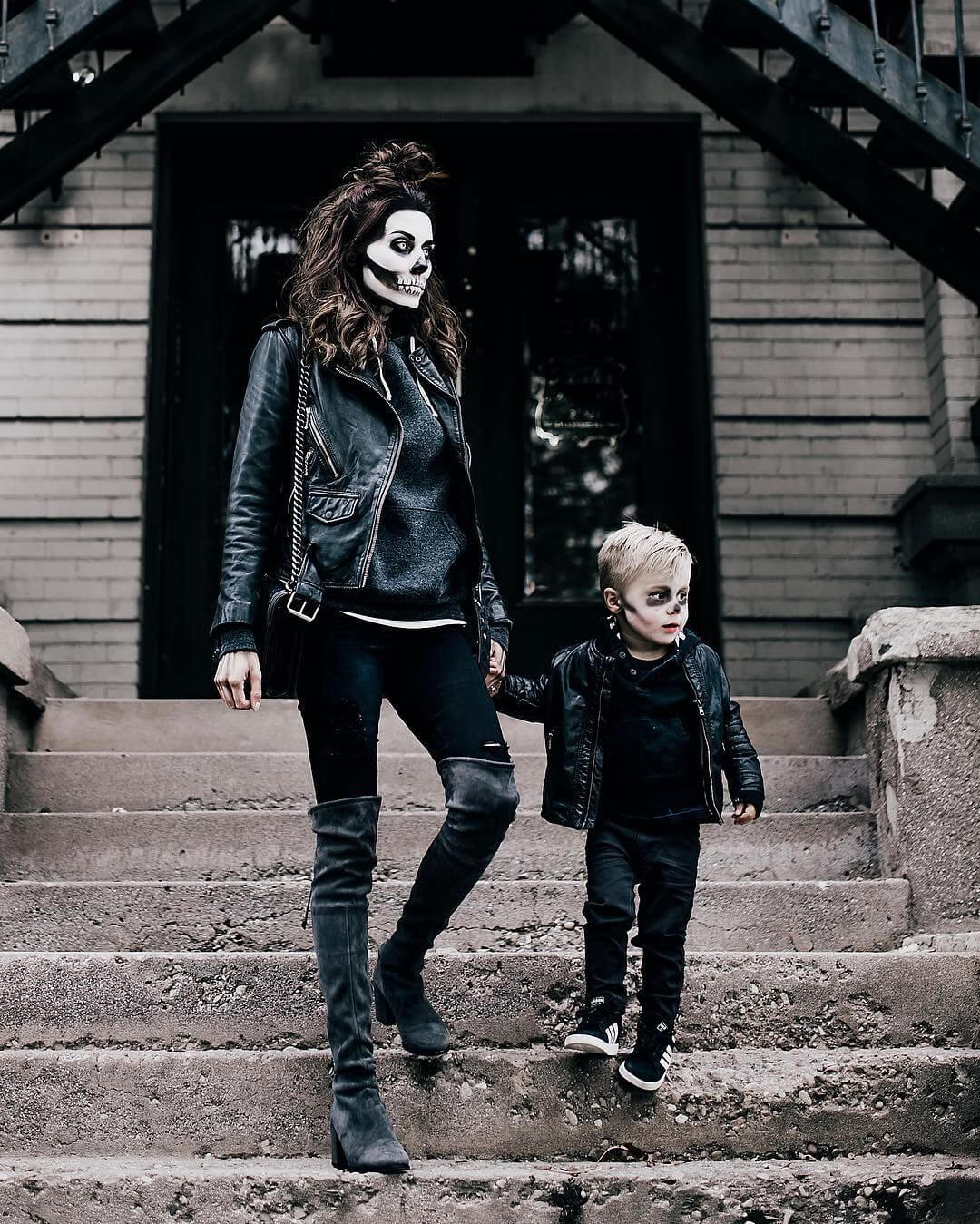 Embrace the Spooky - Hauntingly Scary Mommy and Little Ghoul