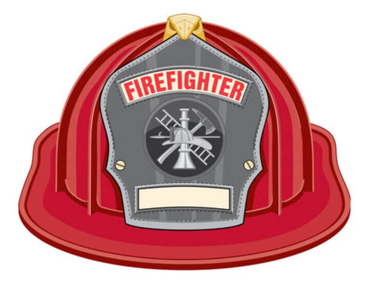 Firefighter Santa Hat