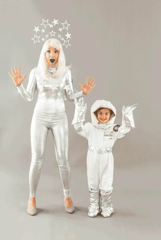 Outer Space Adventures - Space Explorer Mom and Little Astronaut