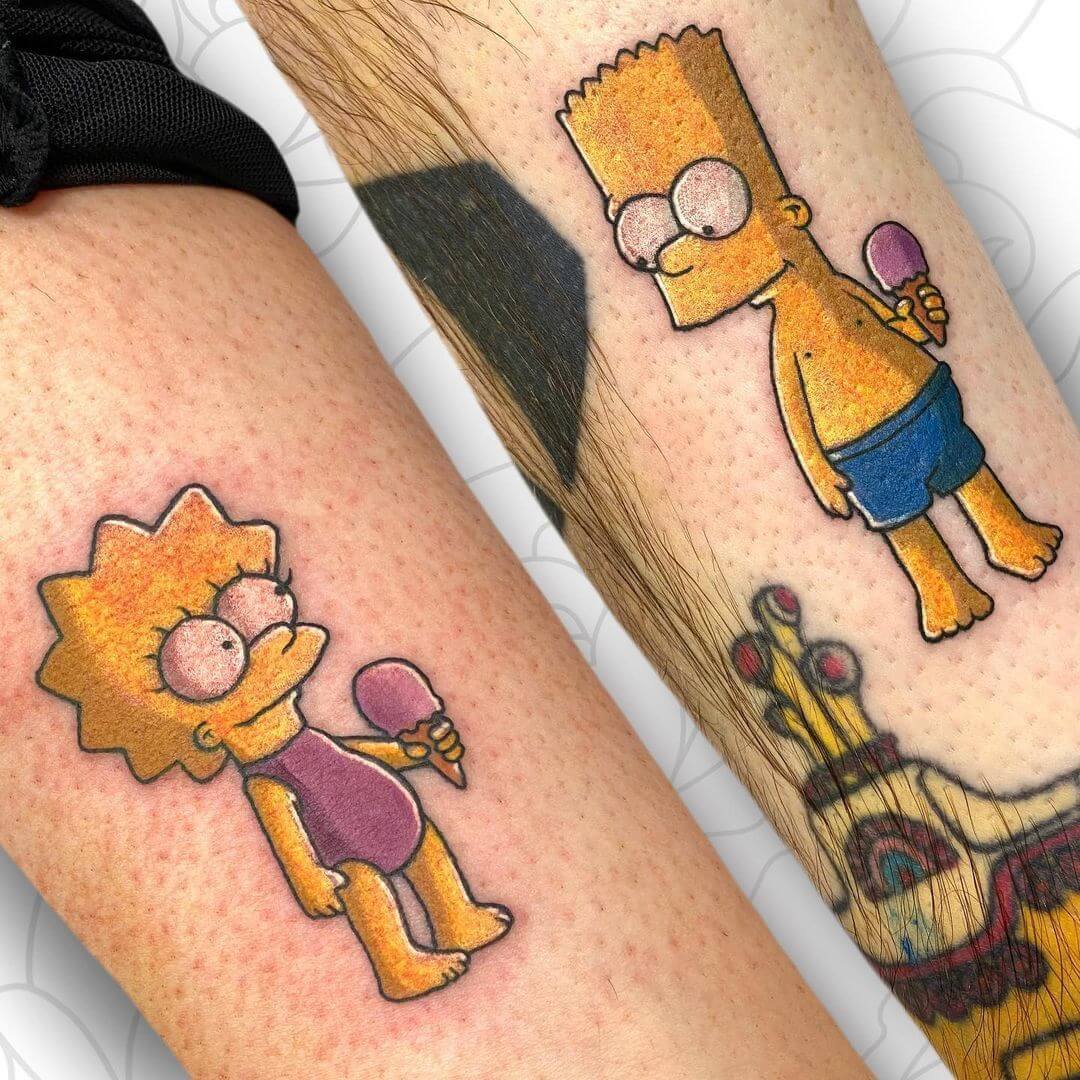90s cartoon tattoo ideas