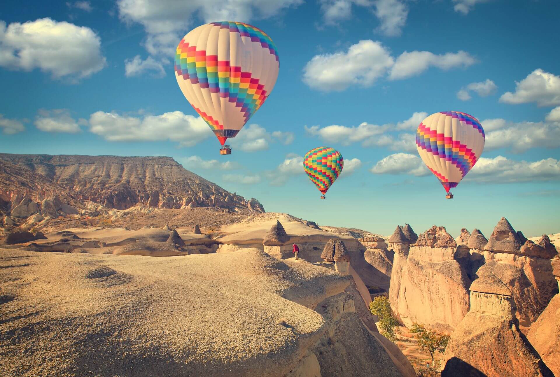 A Hot Air Balloon Ride or Helicopter Tour