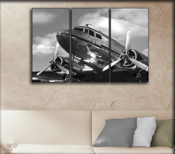 Aircraft Instrument Panel Poster or Artwork