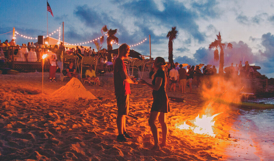 Beach Bonfire Party