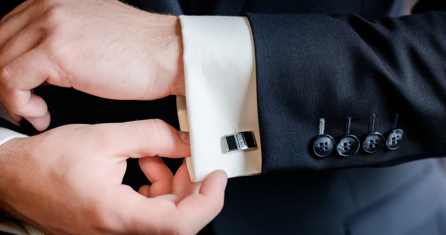 Personalized Cufflinks or a Tie Clip