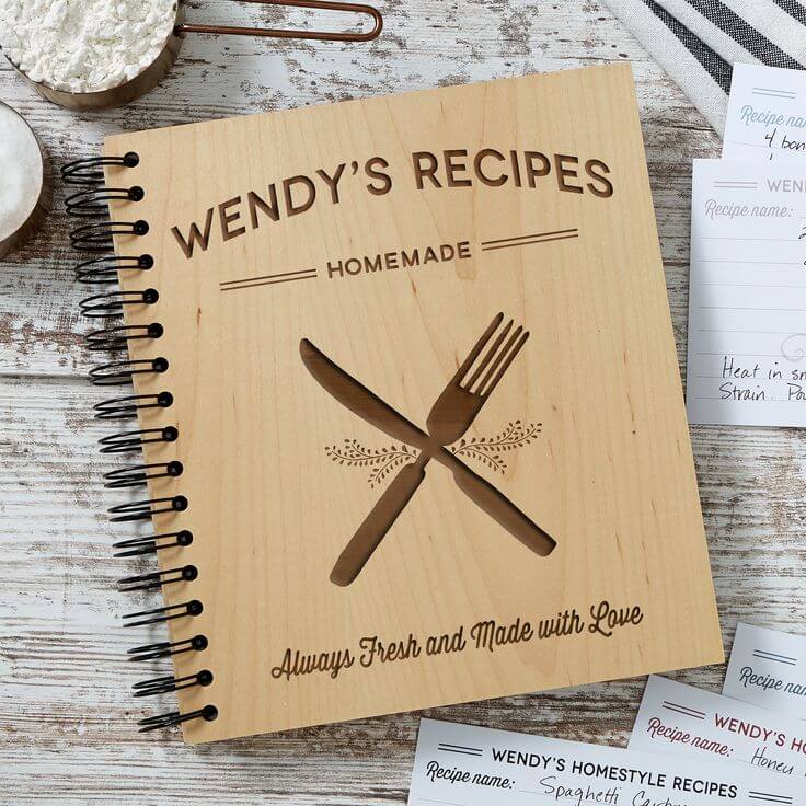 Personalized Recipe Book Filled with Favorites