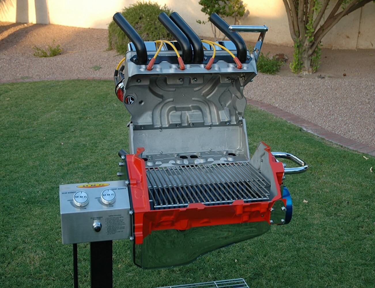 V-8 Engine BBQ Grill